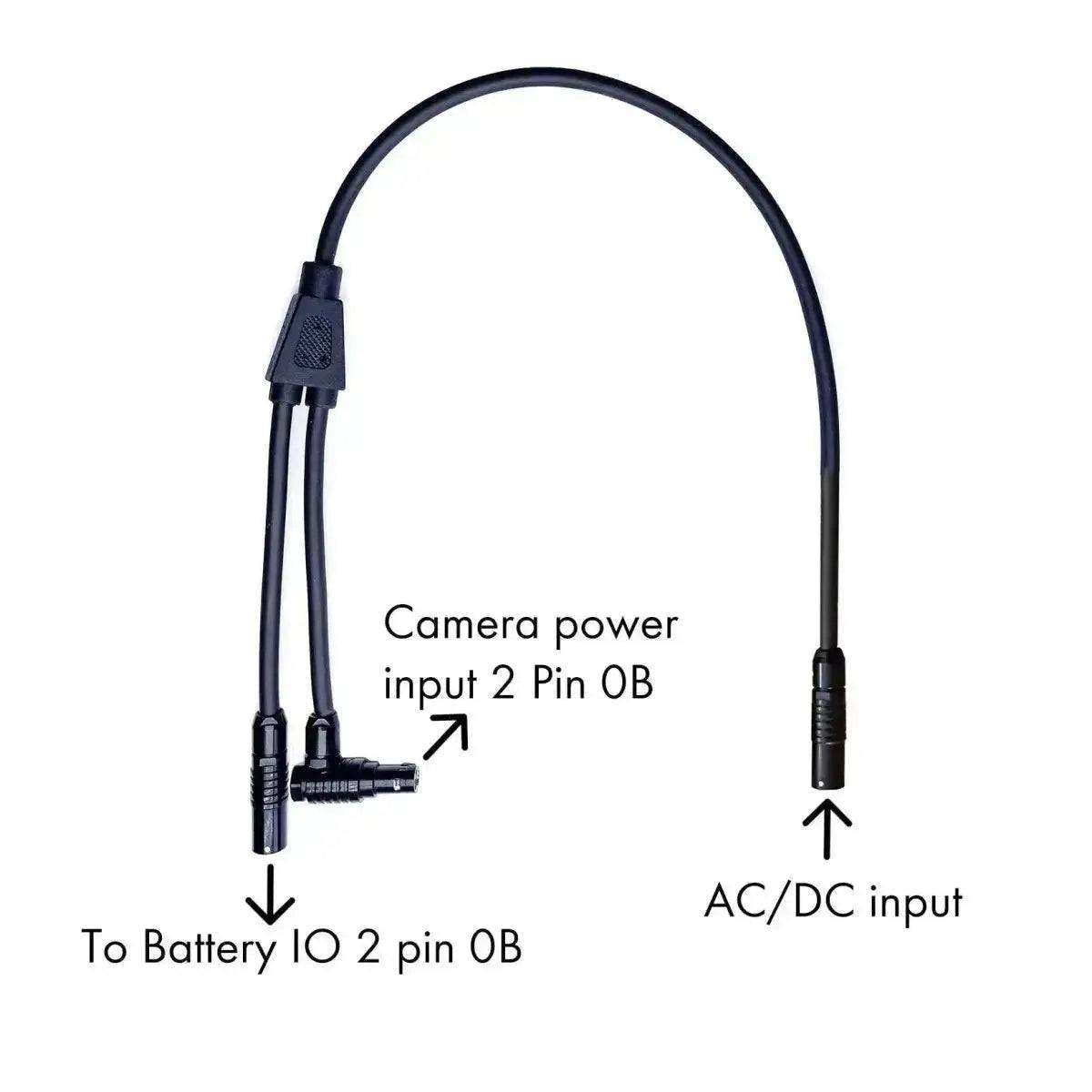 Battery IO DC Input Cable for Battery IO (for V1 V-Mount, Gold and MAX) - MUTINY