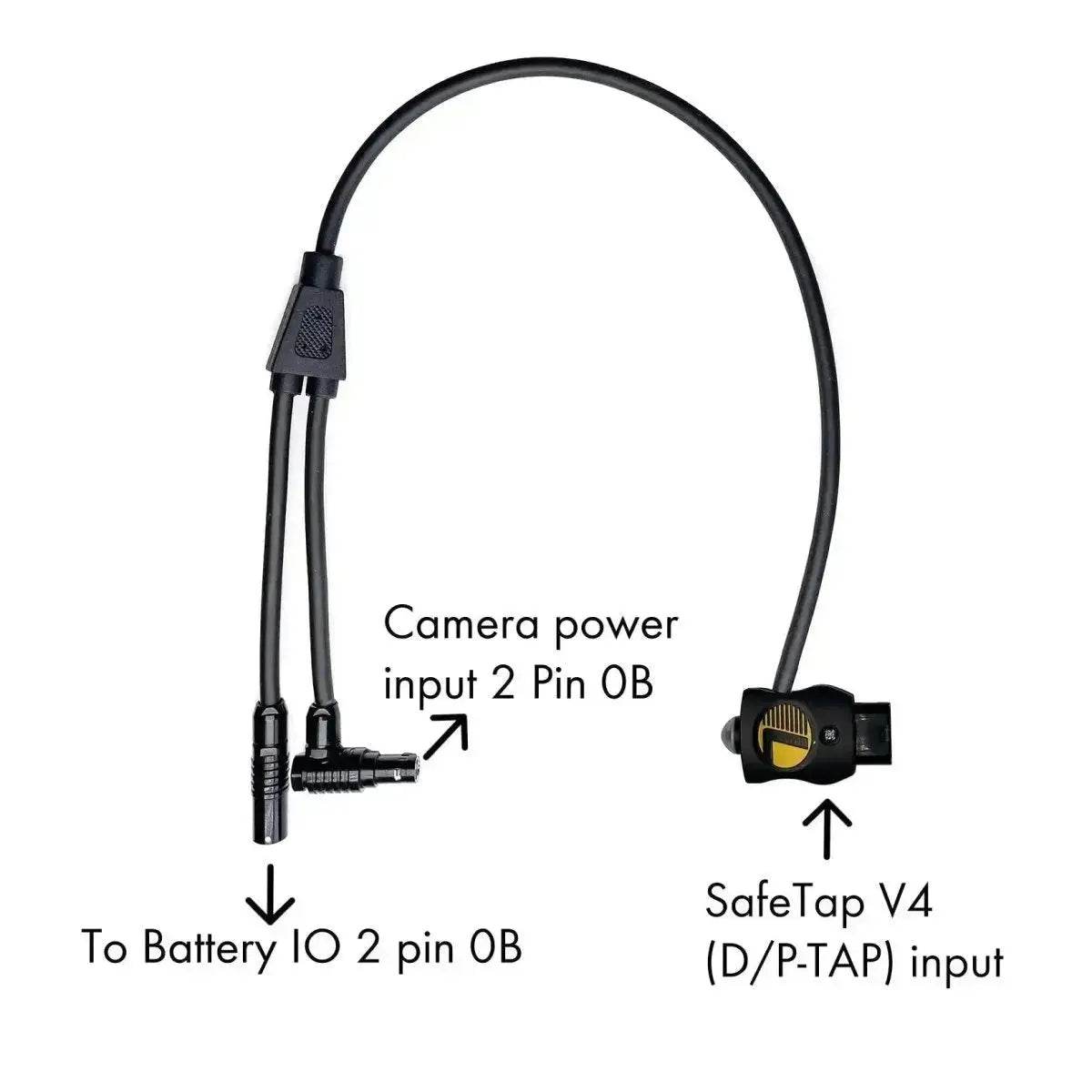 Battery IO DC Input Cable for Battery IO (for V1 V-Mount, Gold and MAX) - MUTINY