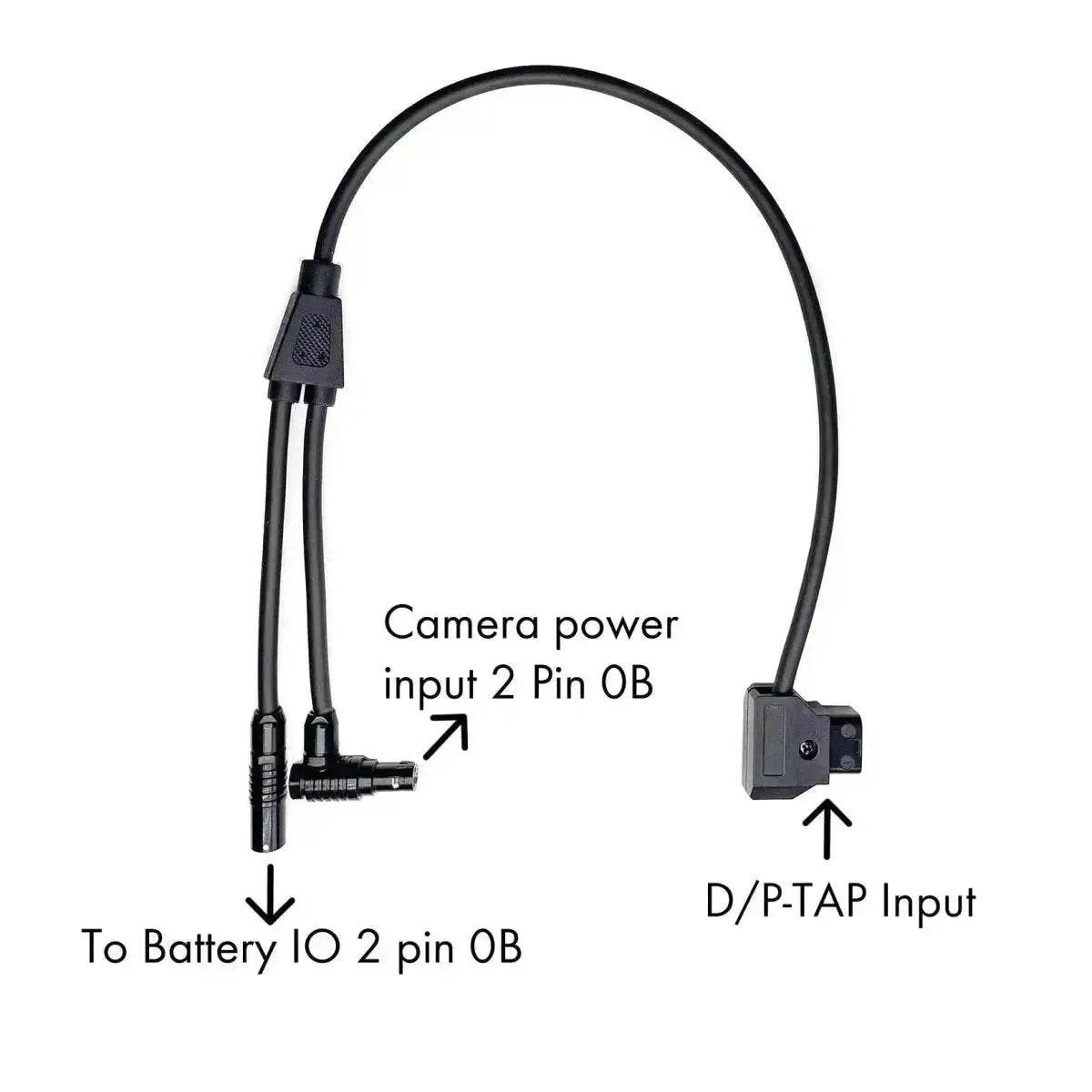 Battery IO DC Input Cable for Battery IO (for V1 V-Mount, Gold and MAX) - MUTINY