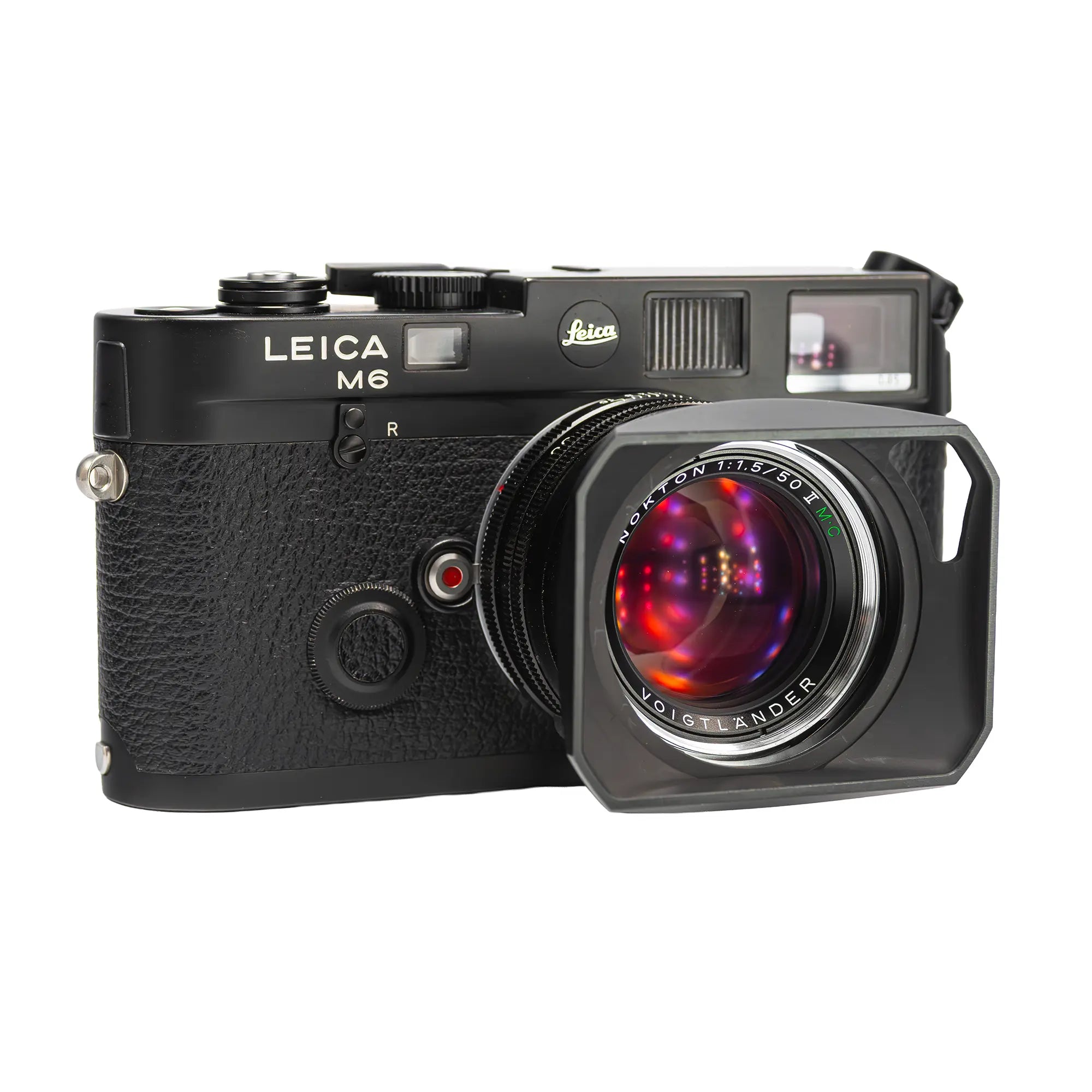 Leica M6 x0.85 Classic 1998 Black with 50mm Voigtlander Nokton Classic II M.C Lens