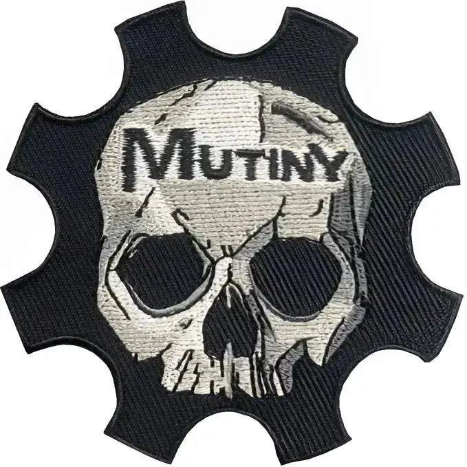 MUTINY SKULL PATCH VELCRO BACKED