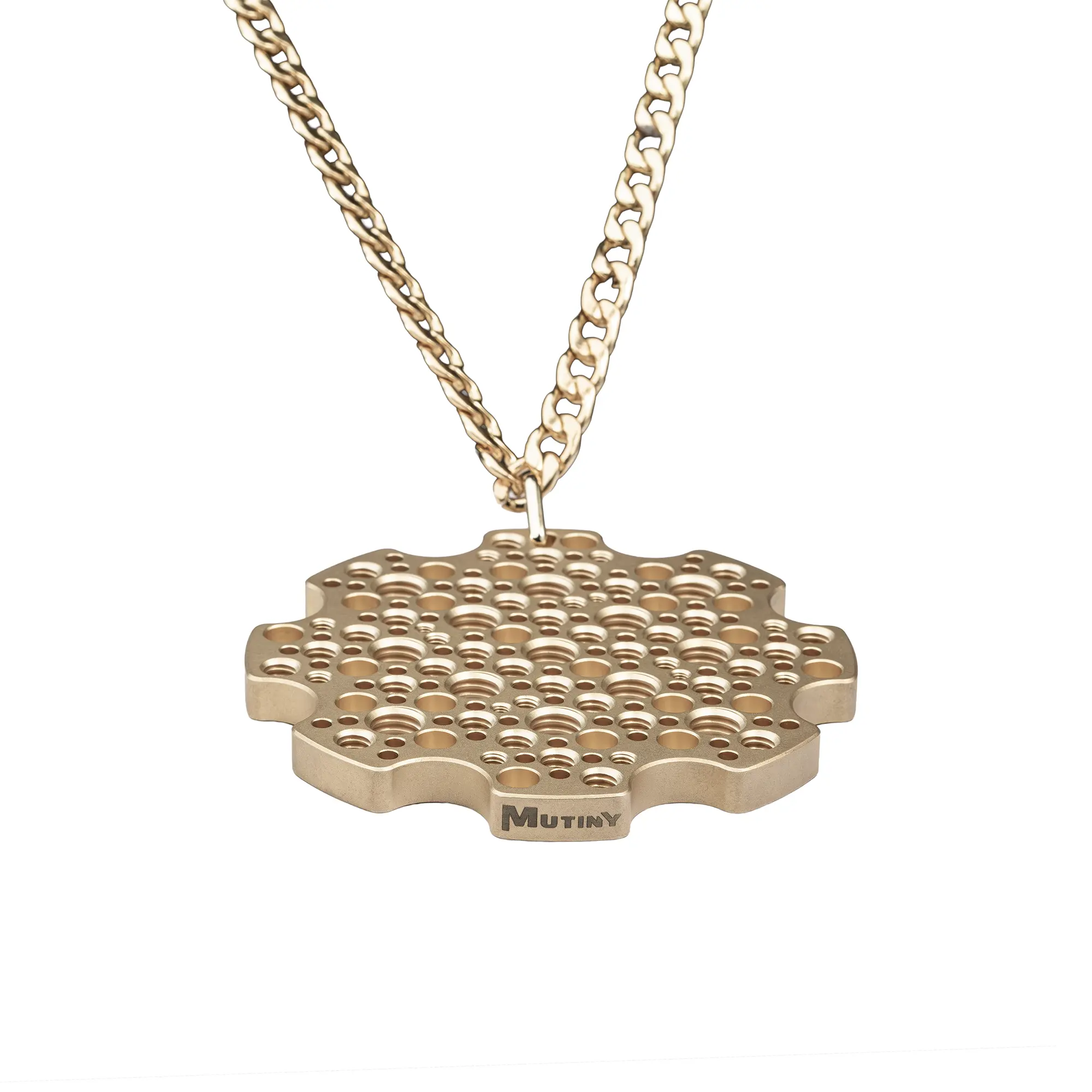 MUTINY SOLID BRASS MEDALLION