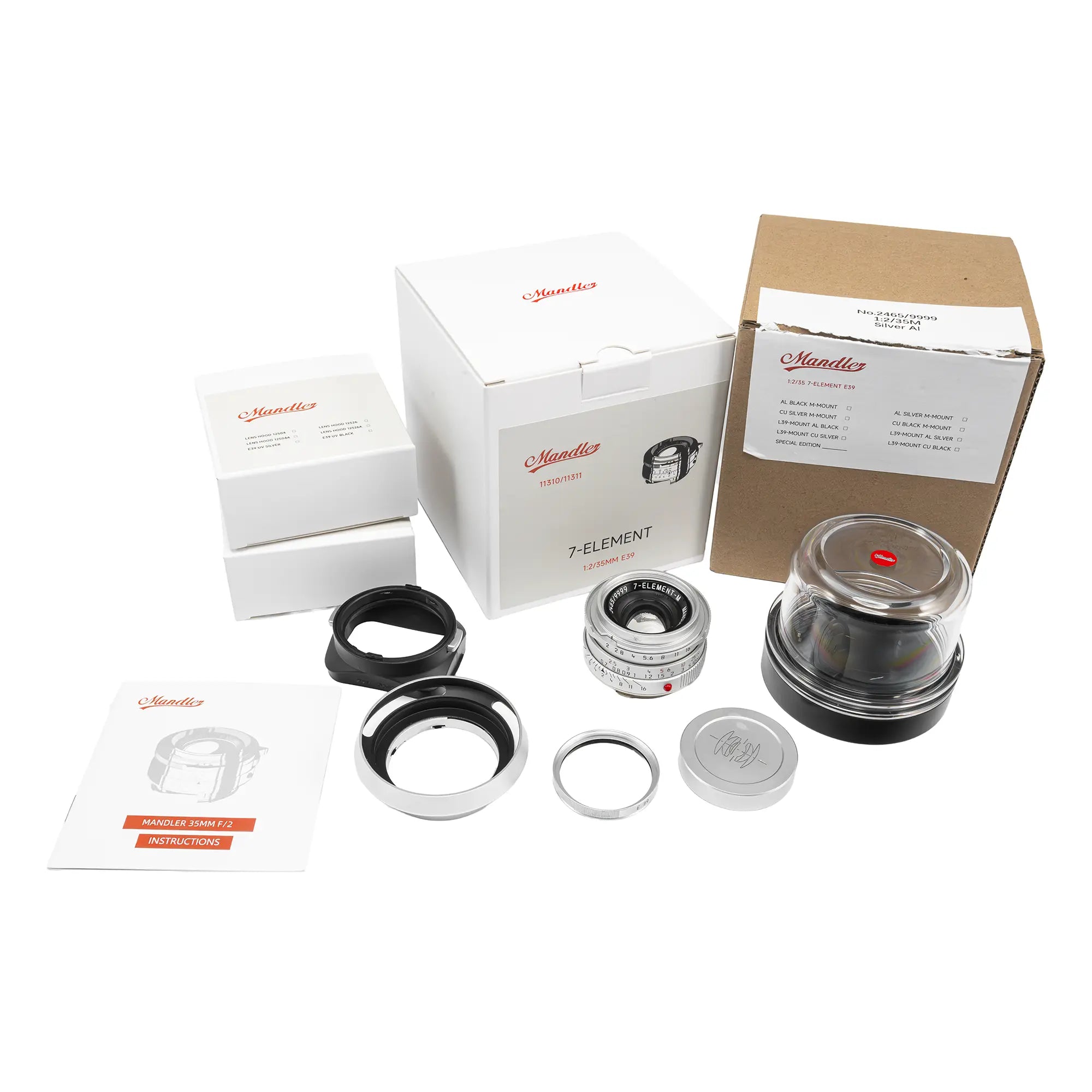 Mandler 35mm F2 “7 elements” (Aluminum)